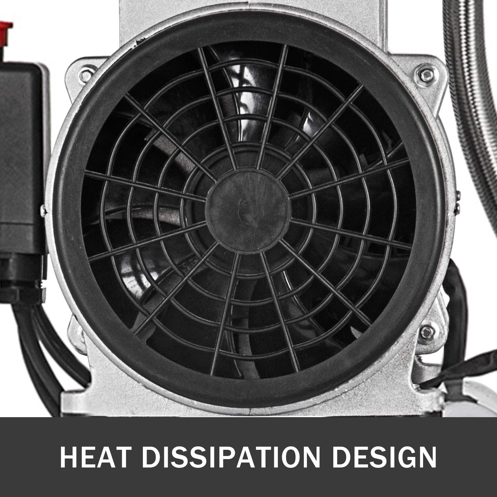 VEVOR Compresor de Aire Libre de Aceite 30L, Compresor Silencioso de Aire Comprimido 850 with 1.1 HP Compresor Vertical 165 L/min Herramienta de Taller para Reparaciones Domiciliarias, Inflamación de