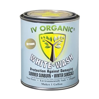 IV Organic White Wash Plant Guard, 1 Gallon Brown