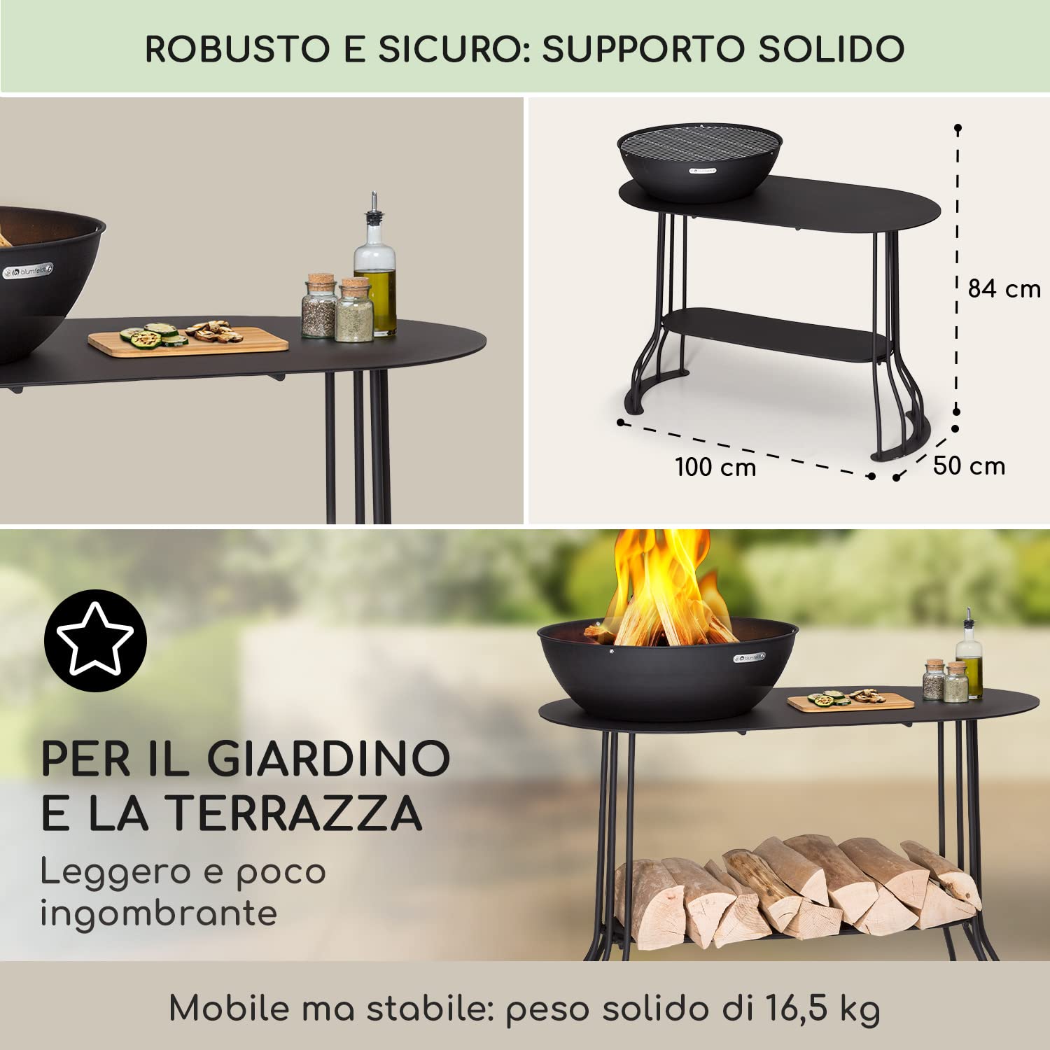 CAMINO DA TAVOLO Forno Serbatoi Bioetanolo Pozzo Del Fuoco Fuoco Da