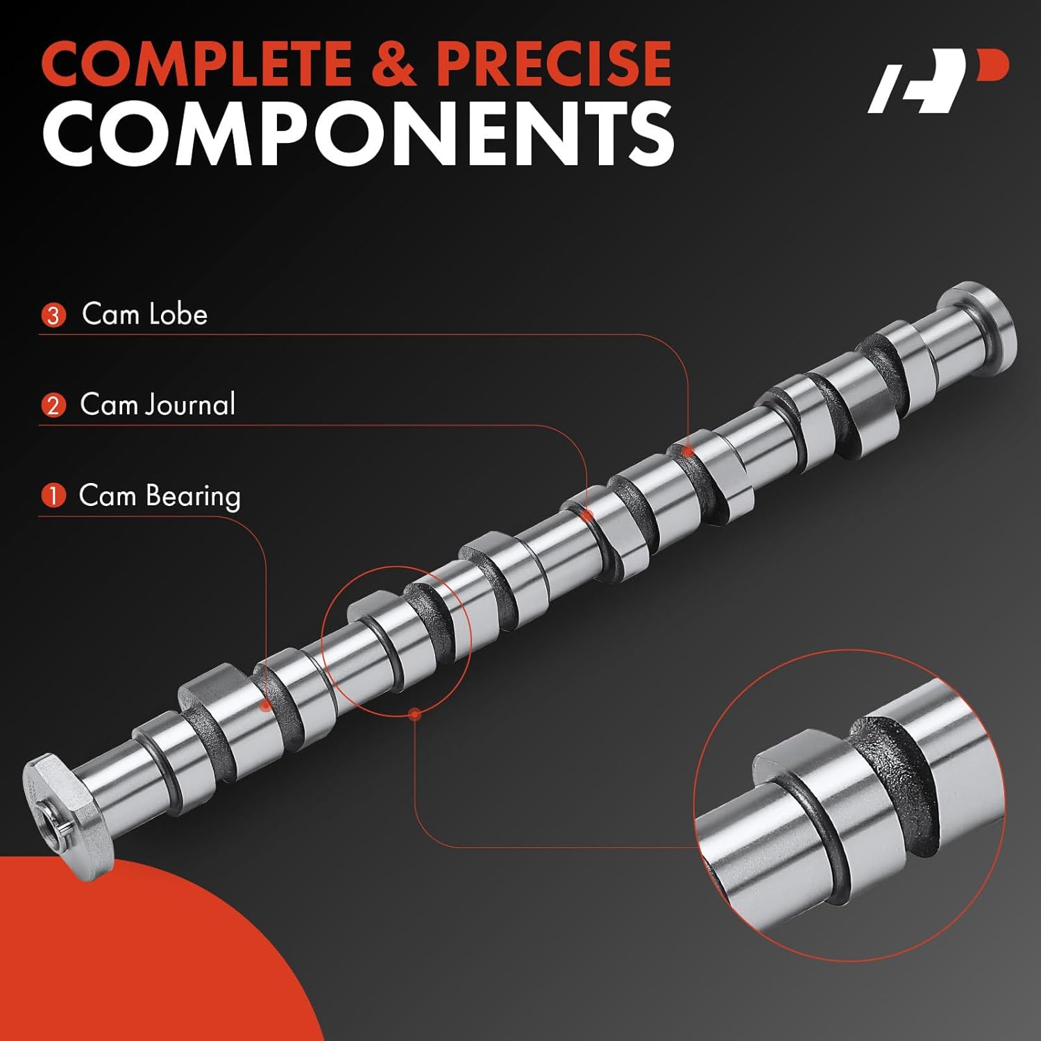 A-Premium Engine Camshaft Compatible with Mini Cooper 2002-2008 1.6L, Replace# 11311485827, CS2590