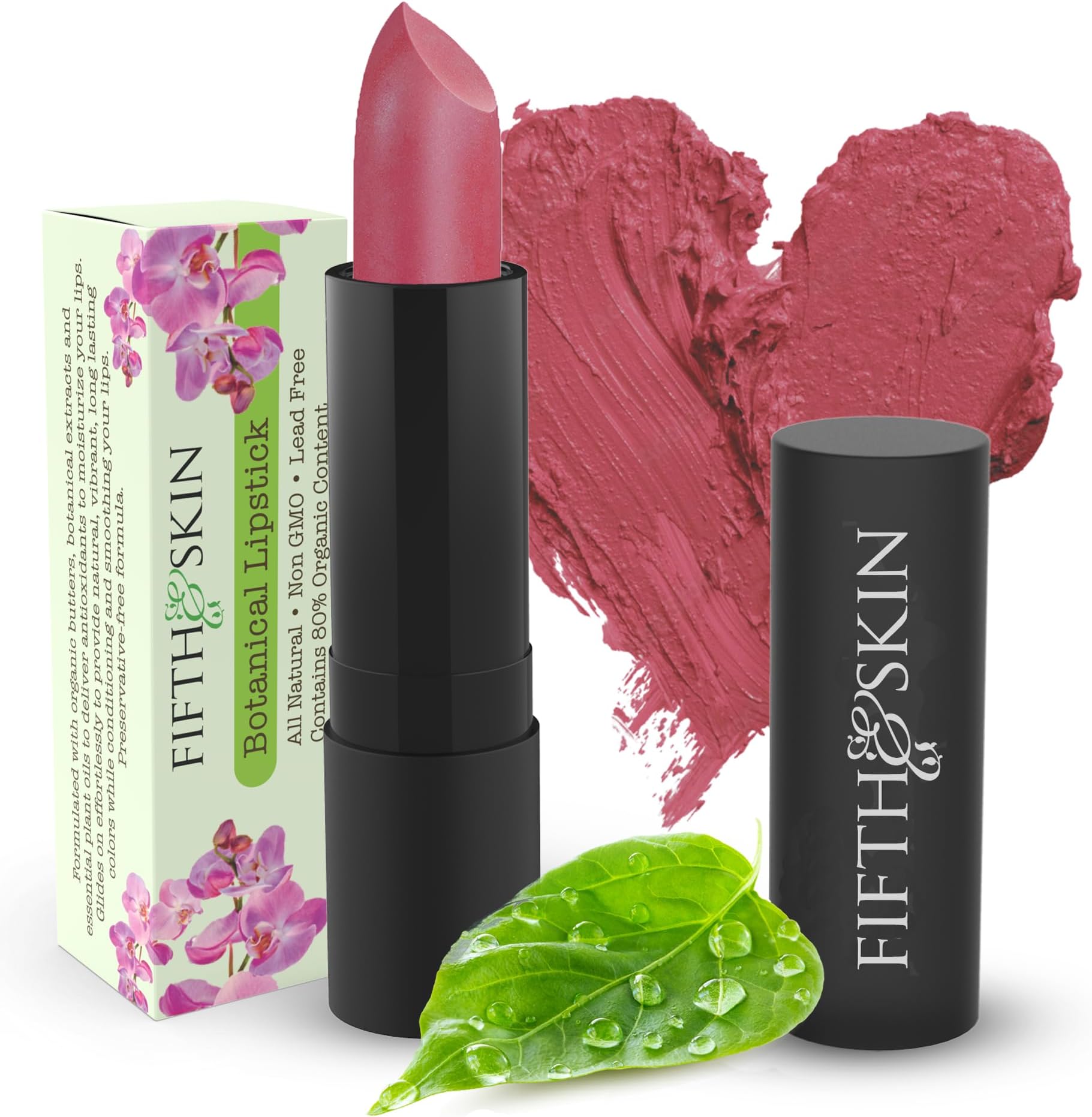 Natural Botanical Lipstick (POMEGRANATE) | Organic | Certified Cruelty Free | Lead Free | Paraben Free | Gluten Free | Health | Moisturising | Vibrant Colour Is Good for Your Lips