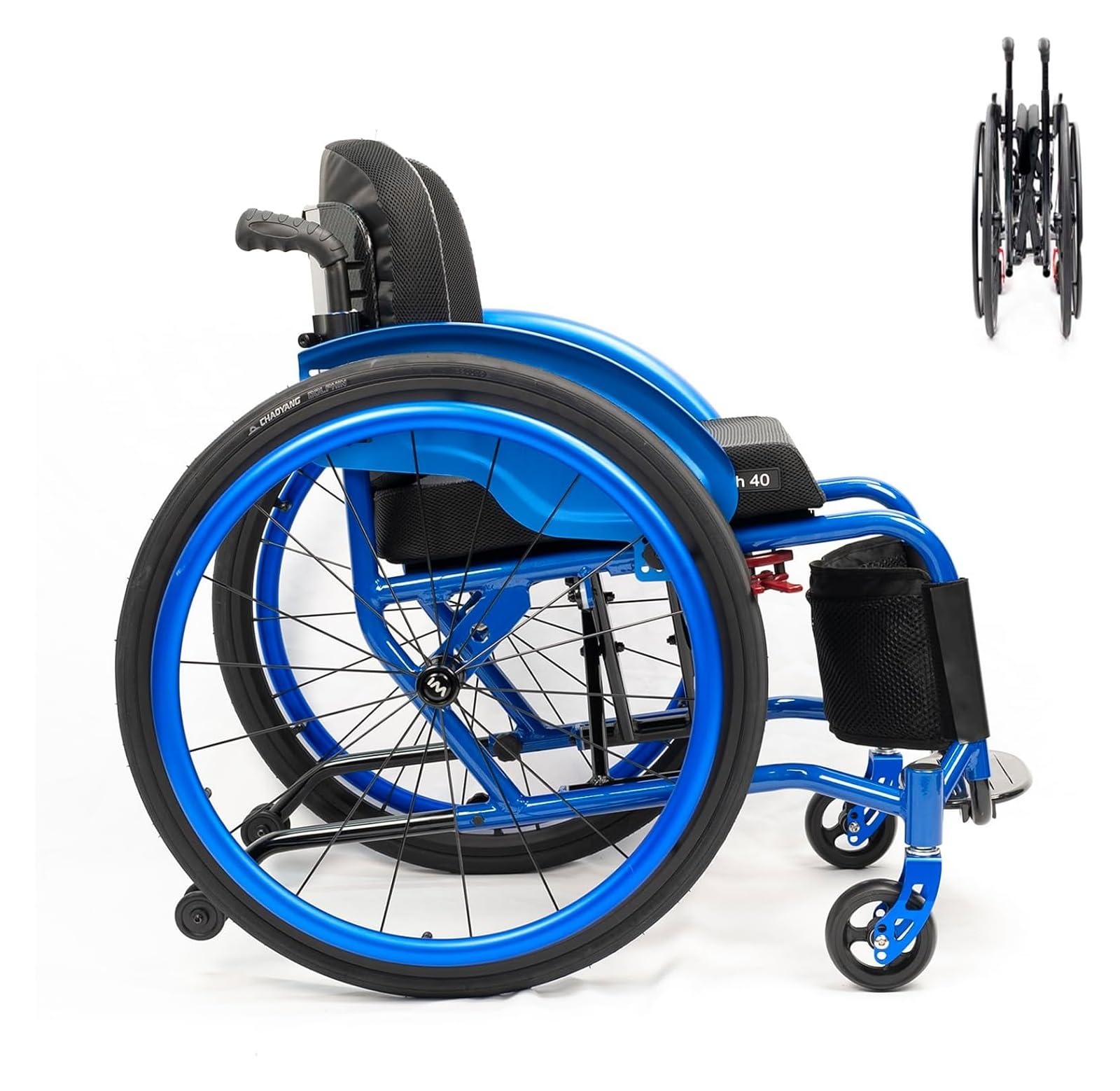 Silla De Ruedas Plegable Sillas De Ruedas Deportivas Y De Ocio For Adultos, Silla De Ruedas De Transporte, Silla De Ruedas Deportiva Ultraligera Y Plegable Todoterreno, Silla De Ruedas Manual Portátil