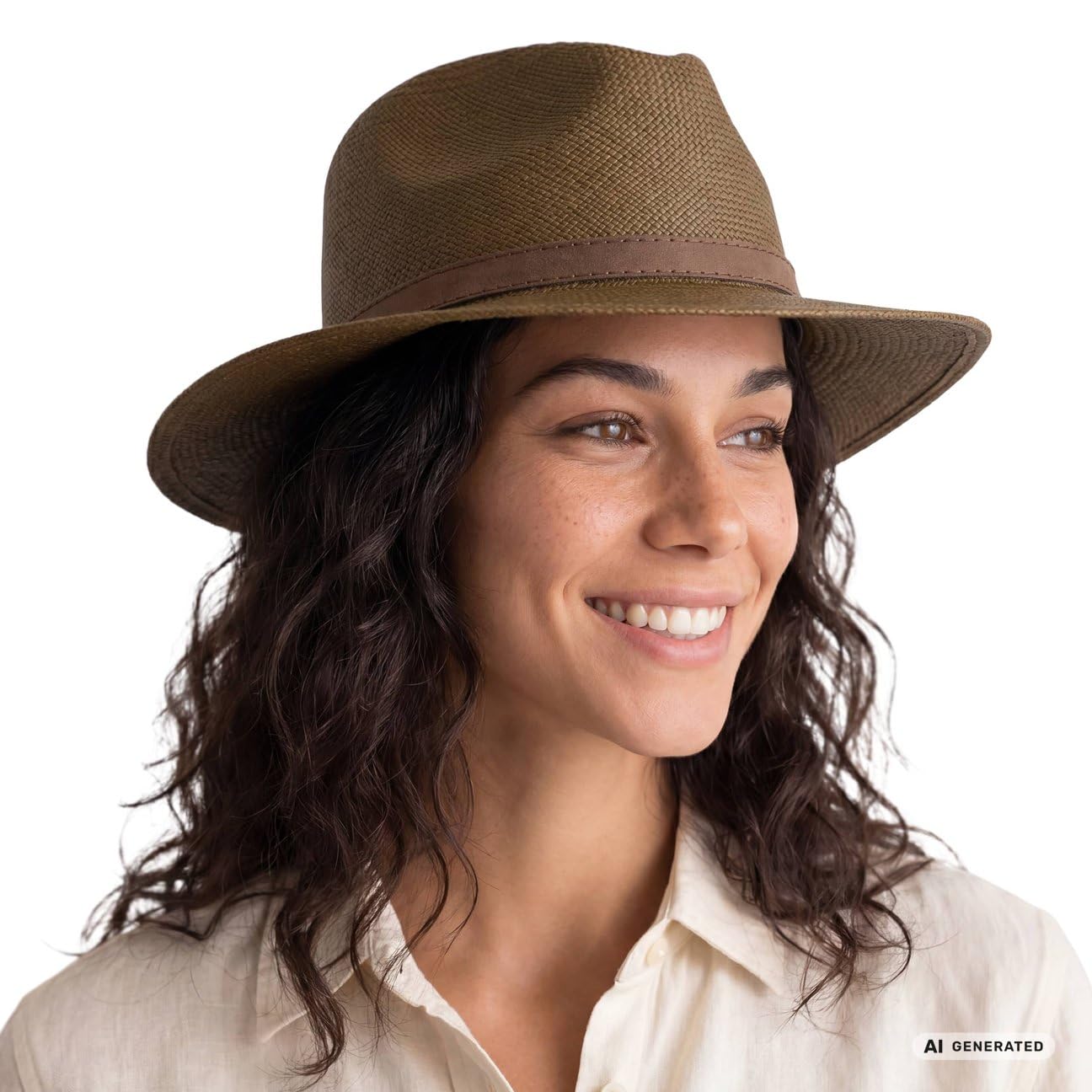 Lierys Forest Traveller Sombrero Panama Unicolor Banda de Piel Unisex Primavera Verano