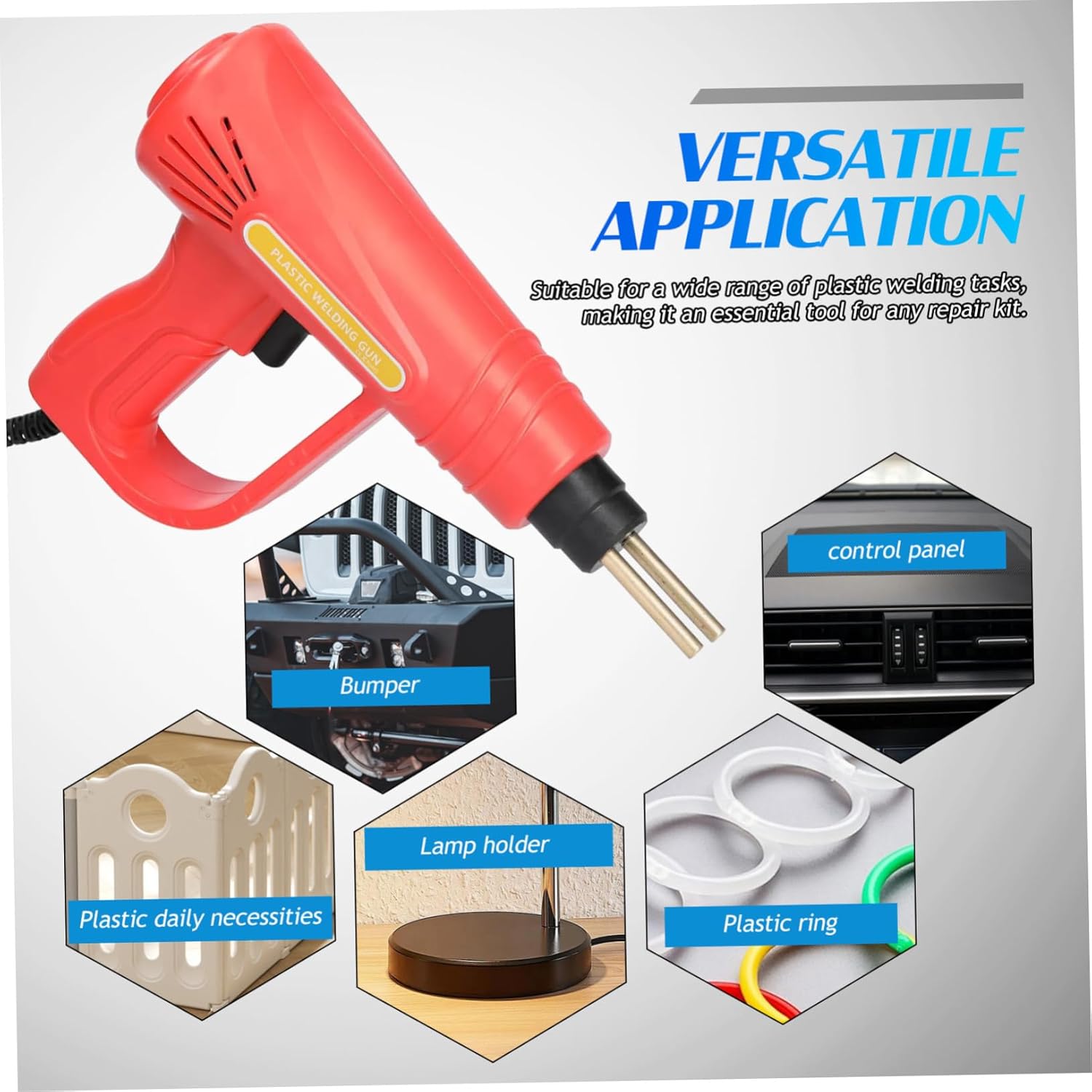 Portable Plastic Welding Gun Handheld Soldering Machine for Car Bumper Repair Plastic Welding Kit