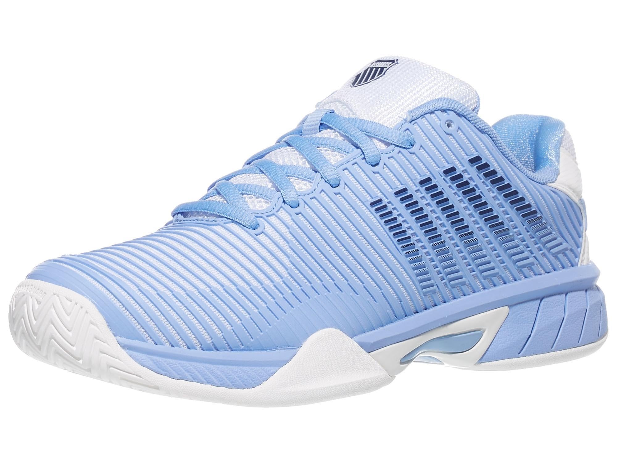 K-Swiss Hypercourt Express 2 (86613-171-M) - Zapatillas de tenis para mujer, color azul, cómodas, deportivas, elegantes, informales, transpirables, ligeras, con cordones, cómodas