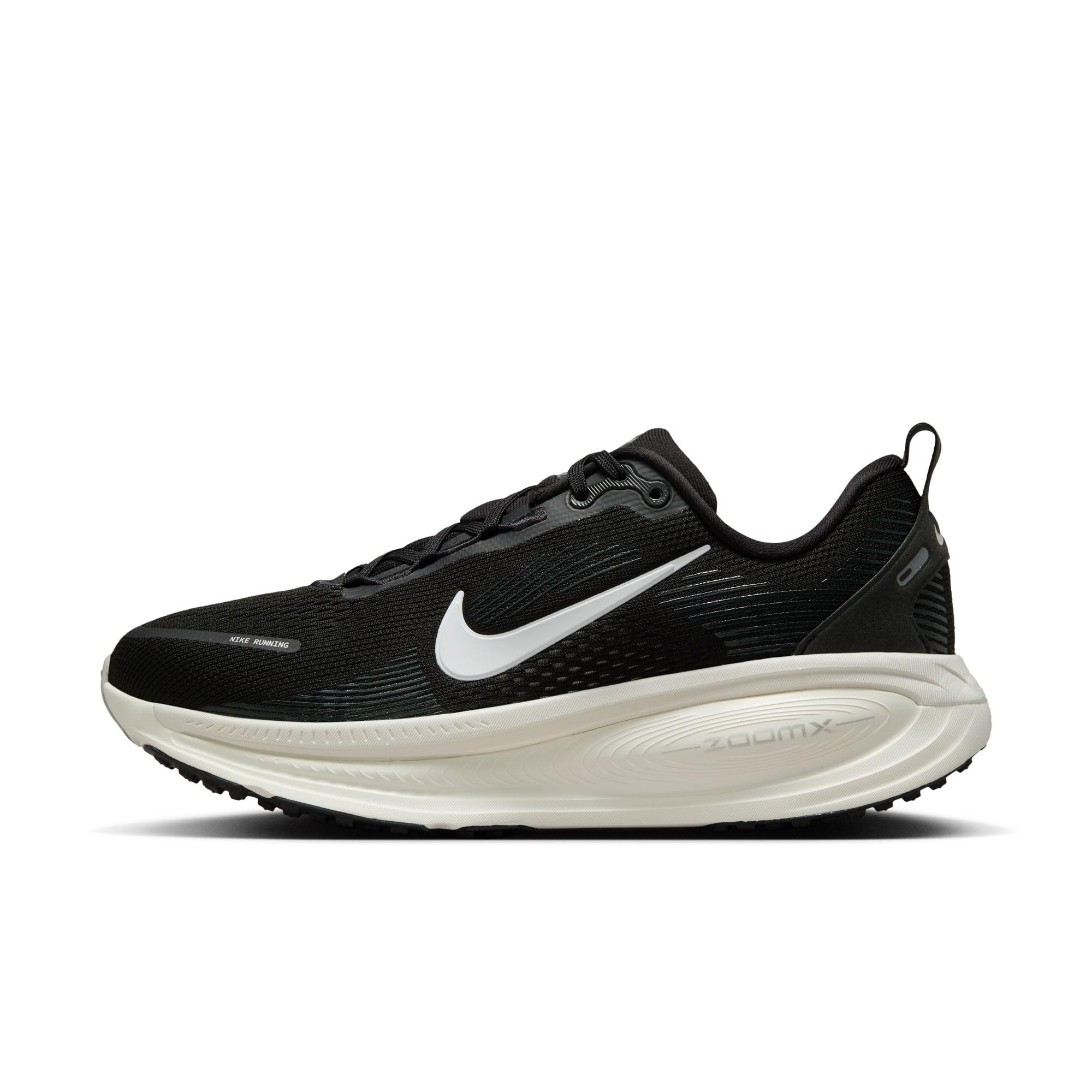Nike Women's Vomero 18 Road Running Shoe, Black/Summit White/Coconut Mil, 6.5