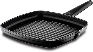 Castey 4-G27 Grill 27 cm Manche Noir, Aluminium, Black