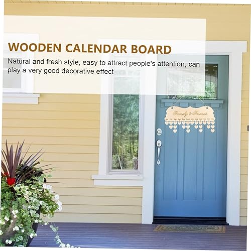 Miniatura 2 de NUOBESTY 3pcs Wall hanging board hang up wall hanging calendar Cartoon CD prompt board self made home accessories household DIY birthday date plaque