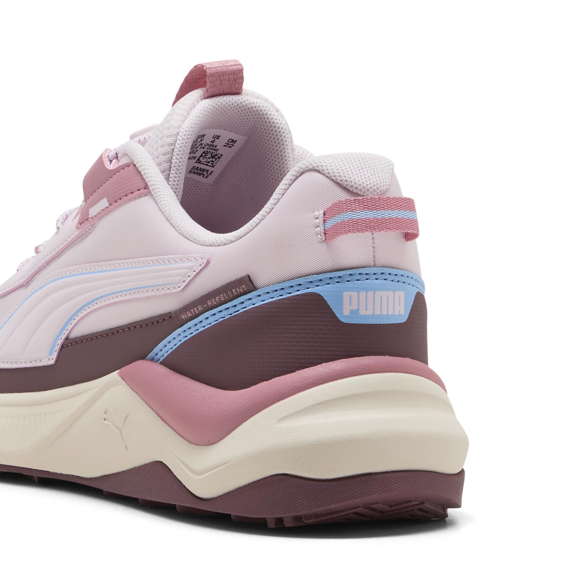 Puma Evolve 2.0 Trail LO JR Sneaker, pudrowy różowo-niebieski Guppy-Rich Cocoa, 3,5 UK