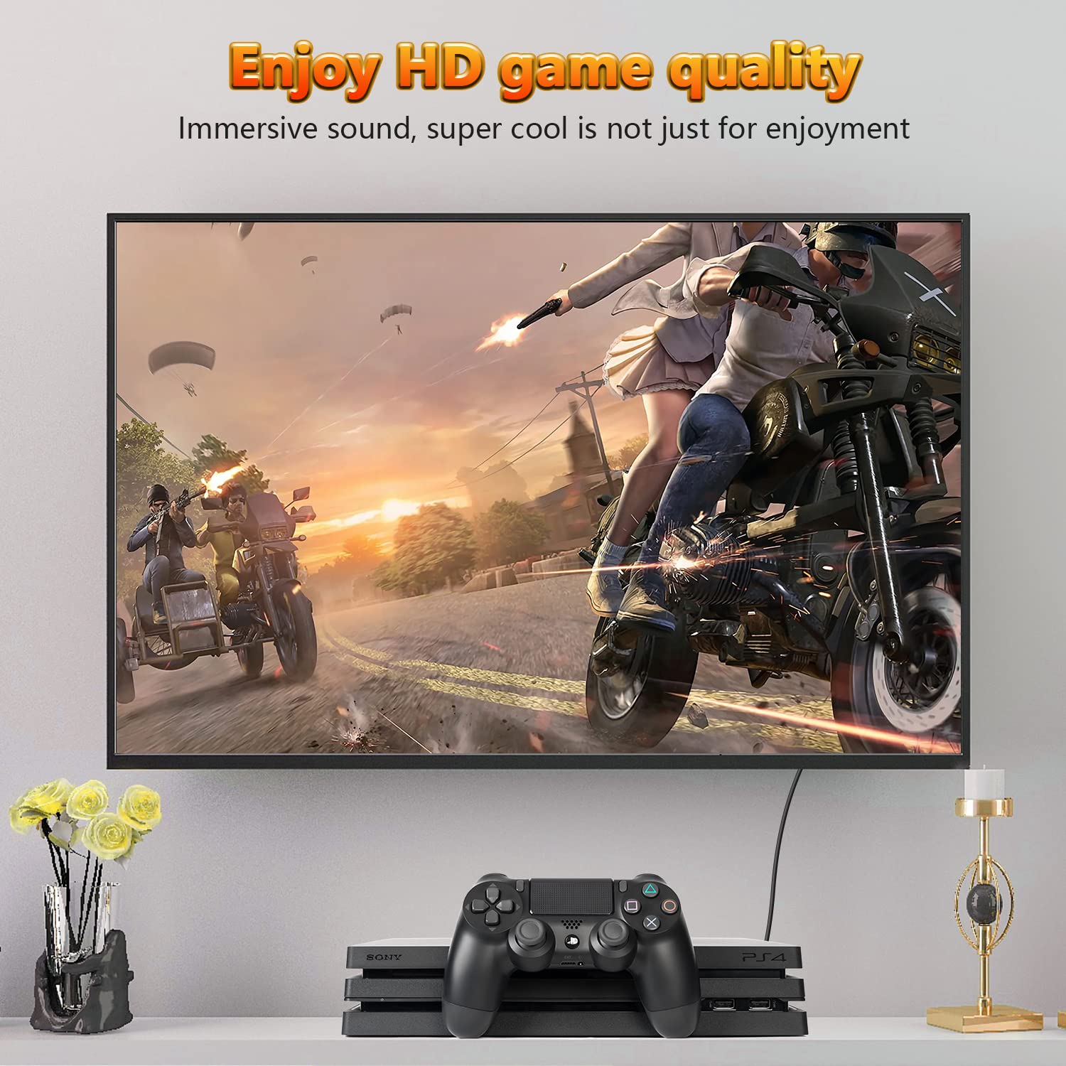 Cavo HDMI 4K ultra sottile maschio a maschio 36AWG cavo sottile ad alta velocità (confezione da 10)