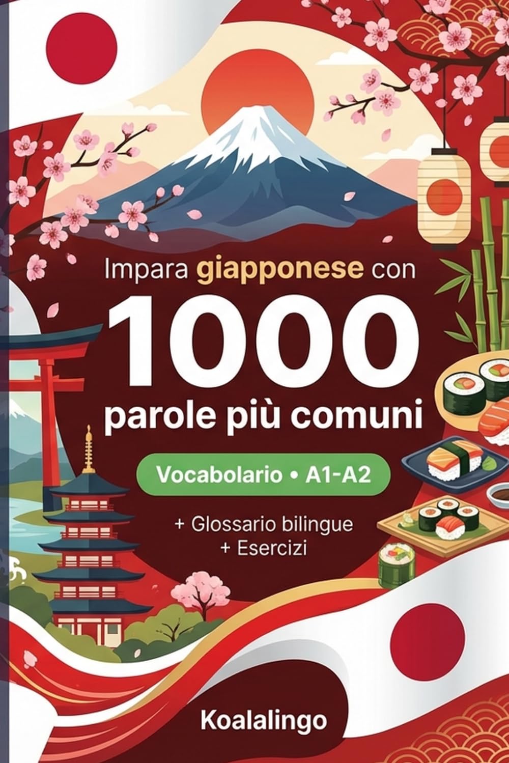 1000 Parole Più Comuni in Giapponese per Principiante: Esercizi, esempi pratici e glossario completo – Livello A1-A2