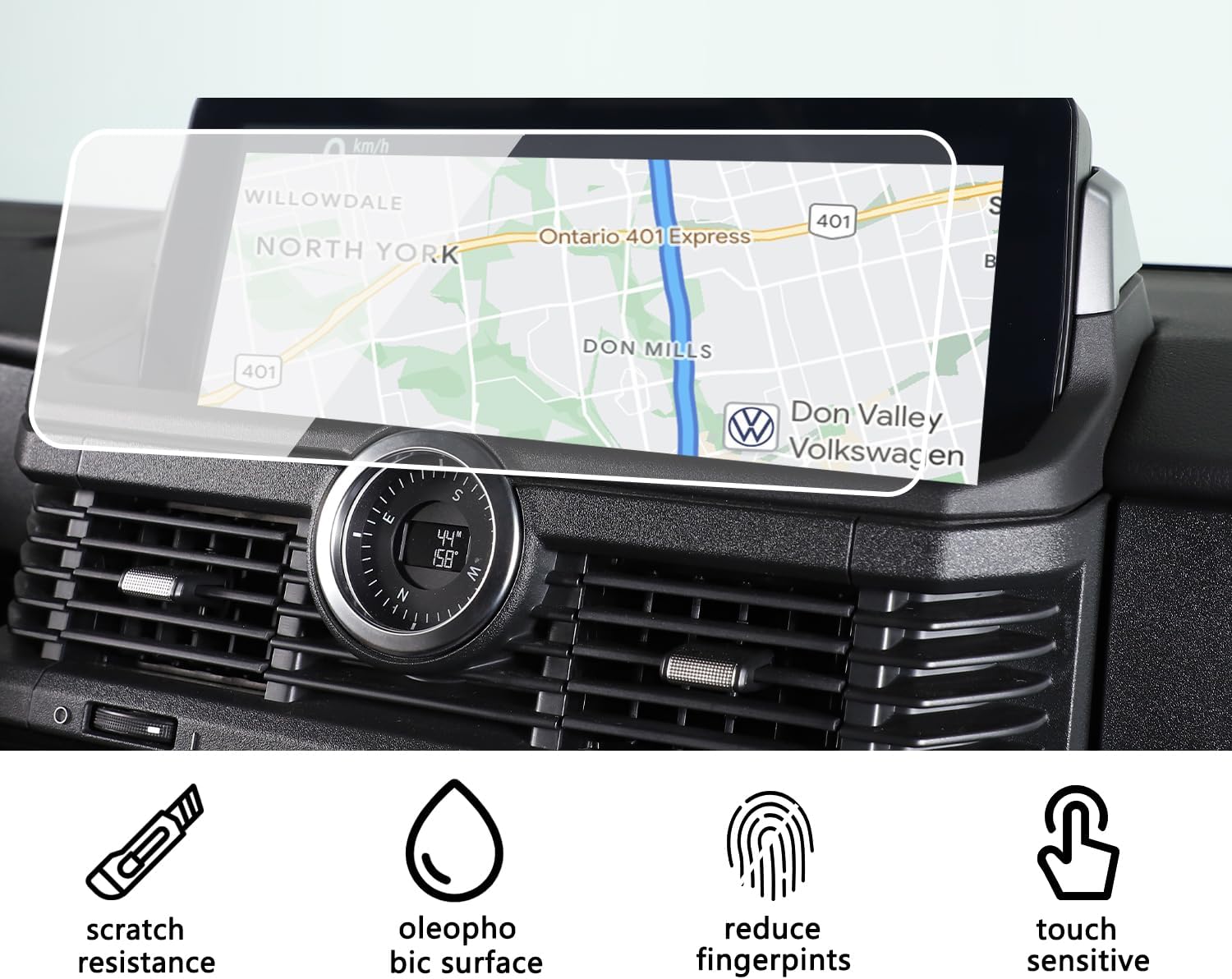 Car Center Control Touchscreen Navigation Screen Protector Compatible with Ineos Grenadier 2020-2024 GPS Screen Protector Foils Tempered Glass Protective Film for Navigation Screen
