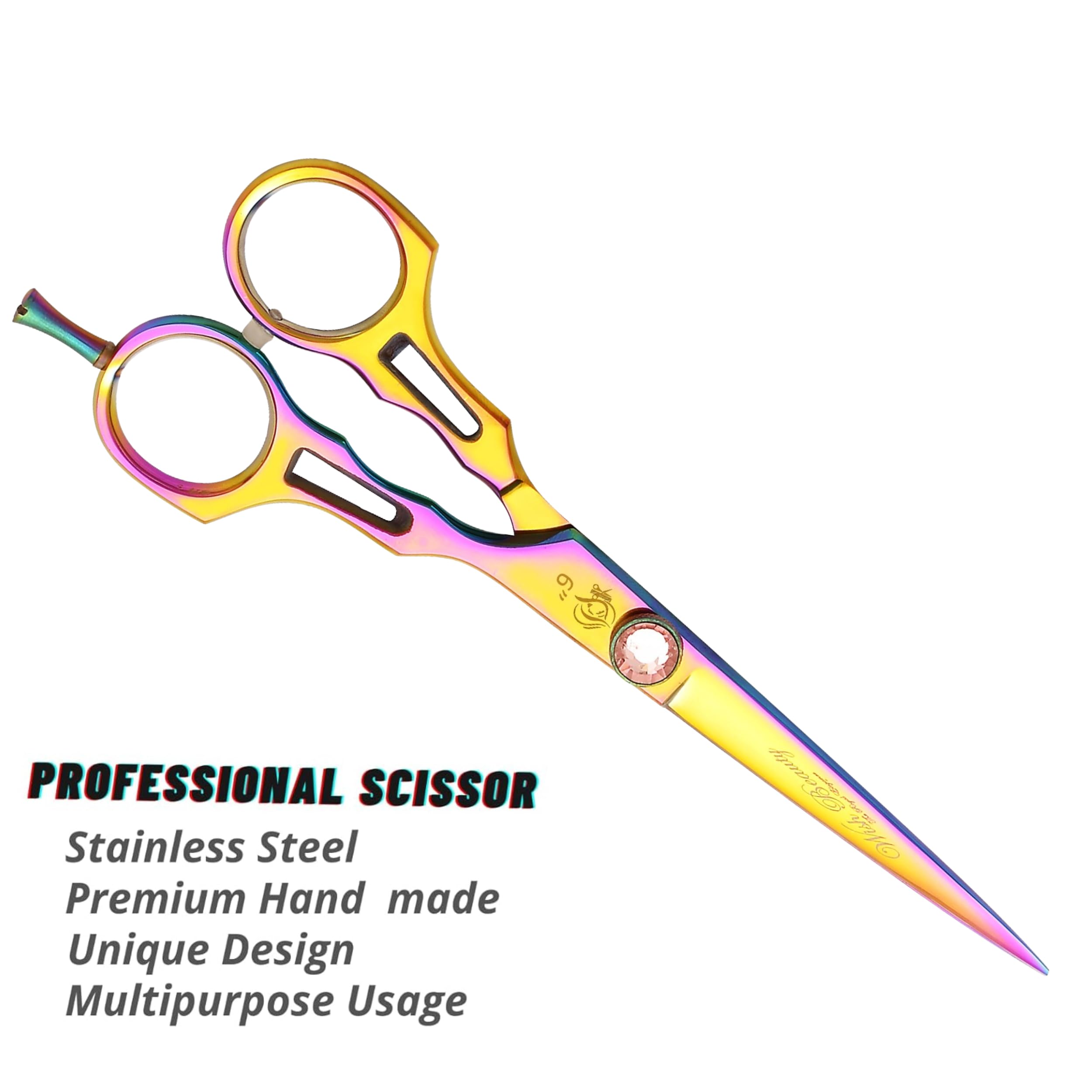 Wishbeauty 6" Hairdressing Scissors - Image 3