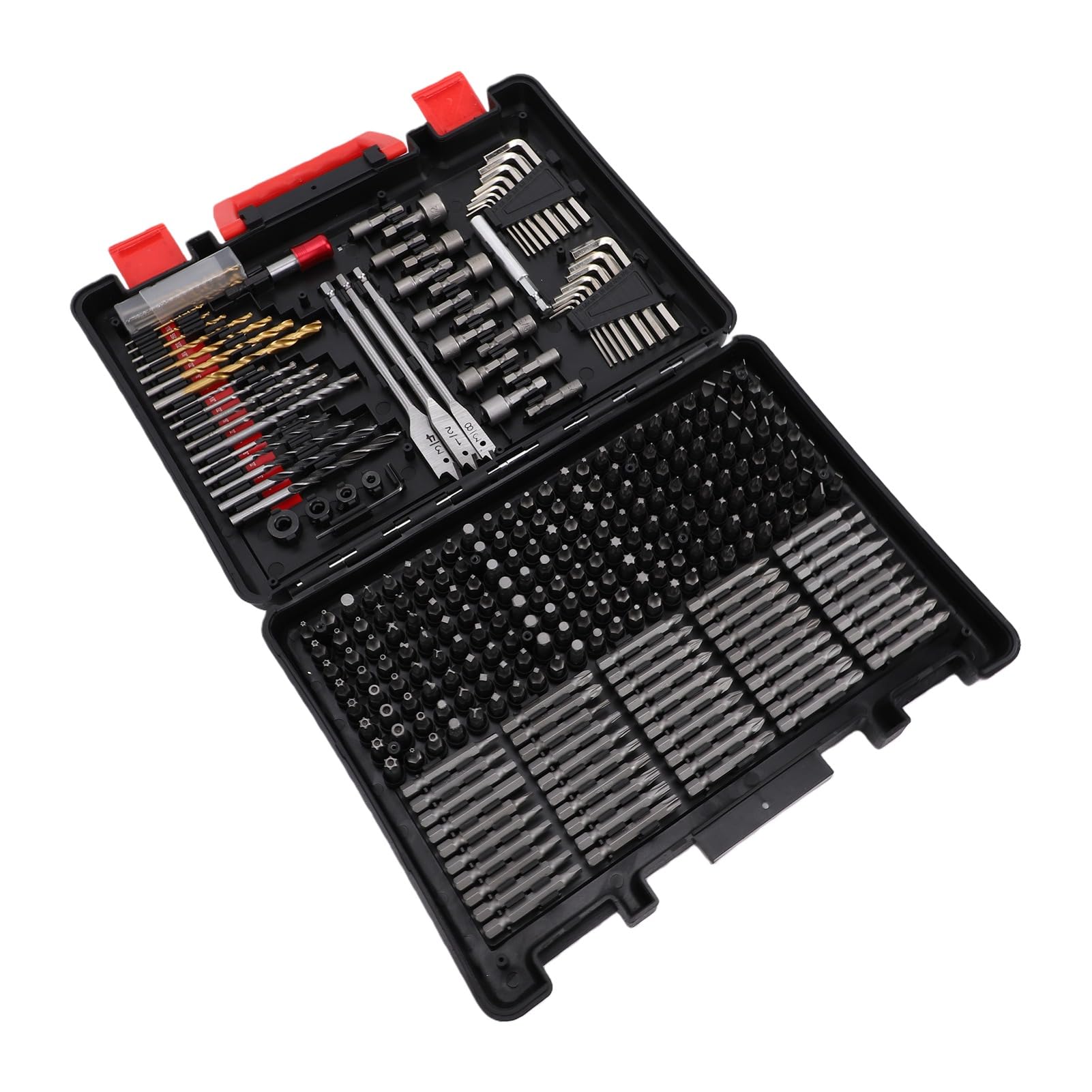 XUMIUZIY 318 Pcs Juego de Brocas de Acero con Llave Hexagonal para Hogar