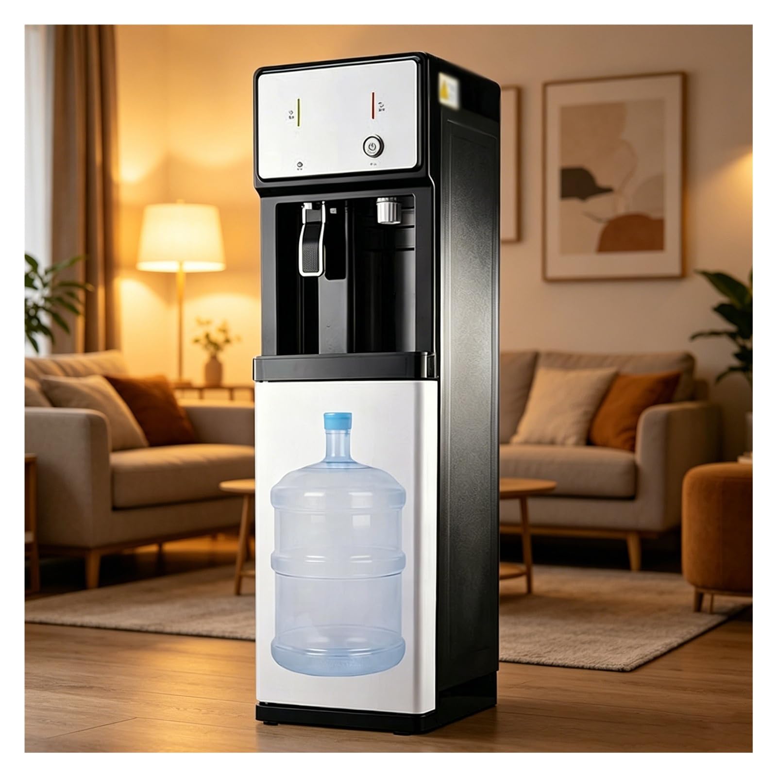 Distributore Acqua Ufficio,depuratore Acqua Caricamento Dal Basso,erogatore Acqua Regolazione Della Temperatura Su 3 Livelli,per Casa E Attività Commerciali,Acciaio Inossidabile