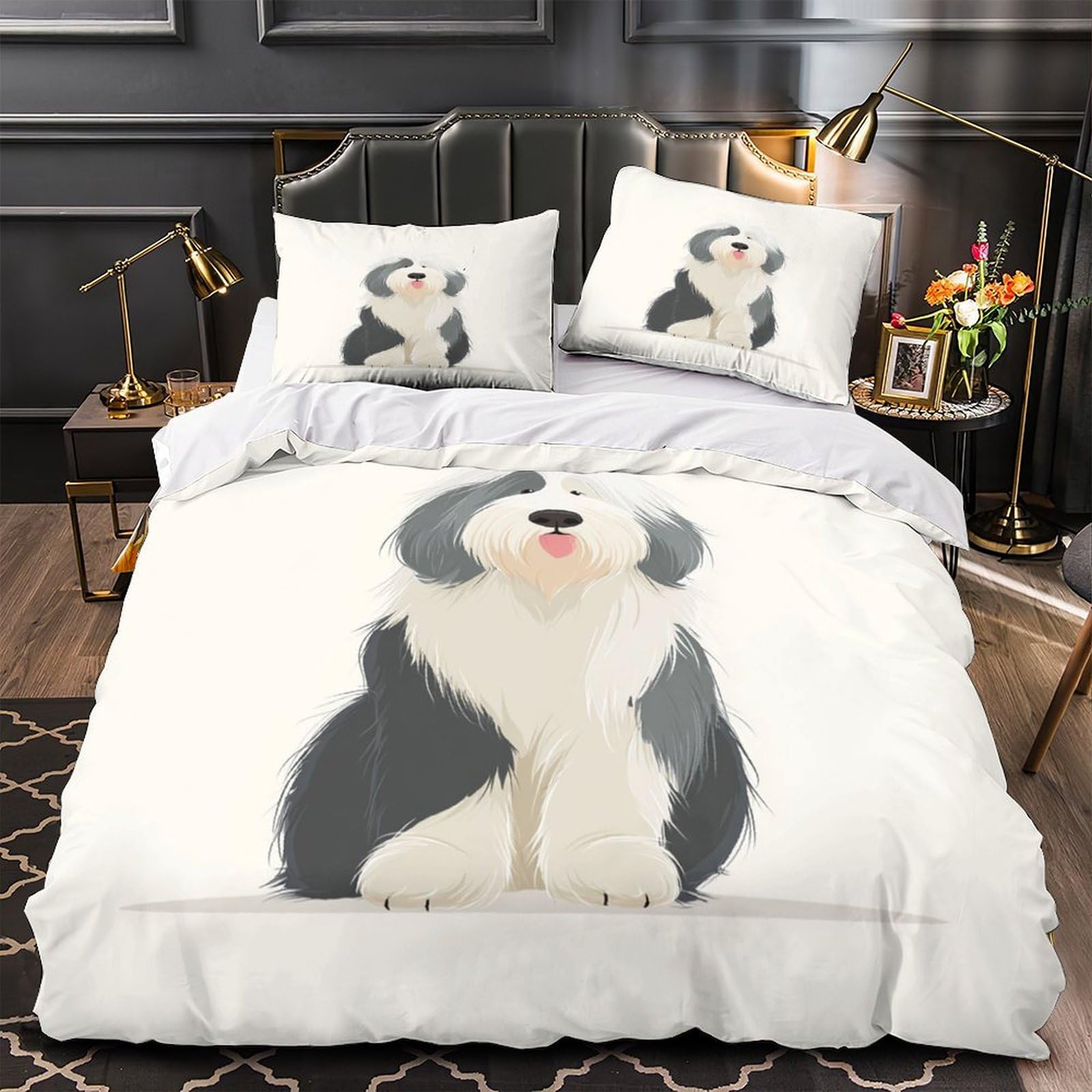 Housse de couette 220x240 pour une chambre cocooning en hiver