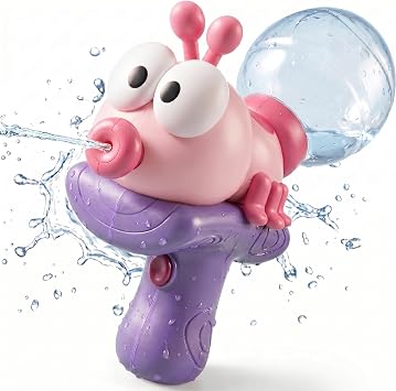 Pink Electric Water Gun for Kids Ages 8-12, Automatic Water Blaster with Unique Ant-Shaped Design, Outdoor Summer Pool Toys Squirt Gun for Boys and Girls