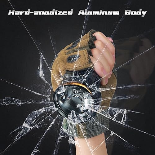 Miniatura 6 de Wurkkos Linterna táctica LED recargable - TD01 Linterna táctica de alto lúmenes SFT40 LED súper brillante 2000LM - Linterna recargable con doble