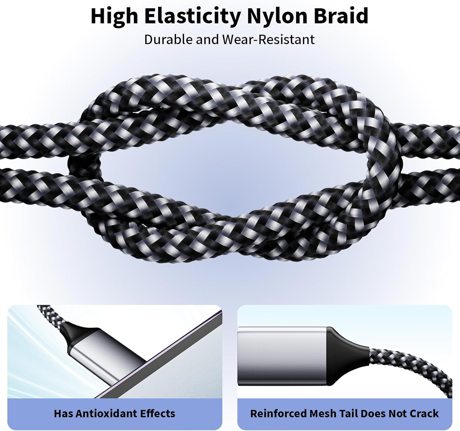 45W Charger iPhone 17 16 Pro Max,Long 6FT Dual Port Phone Charger USB C Super Fast Charge Block Fast Charging 6Foot USBC to C Nylon Braided Cable for iPhone 17/17 Air/16/16e/16 Pro/15 Pro/15 Plus/iPad