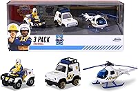 Vista 1 de Dickie Toys Fireman Sam - Juego de 3 figuras de 1:64, 2.0-3.1 in de longitud