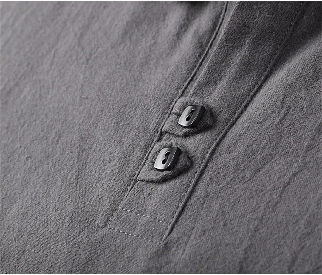 Men Solid Business Casual Polo Shirt Short Sleeve Lapel Button Slim Shirts Top
