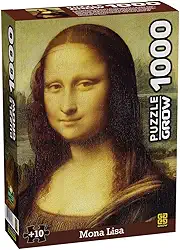 Grow Quebra Cabeça 1000 Peças Monalisa