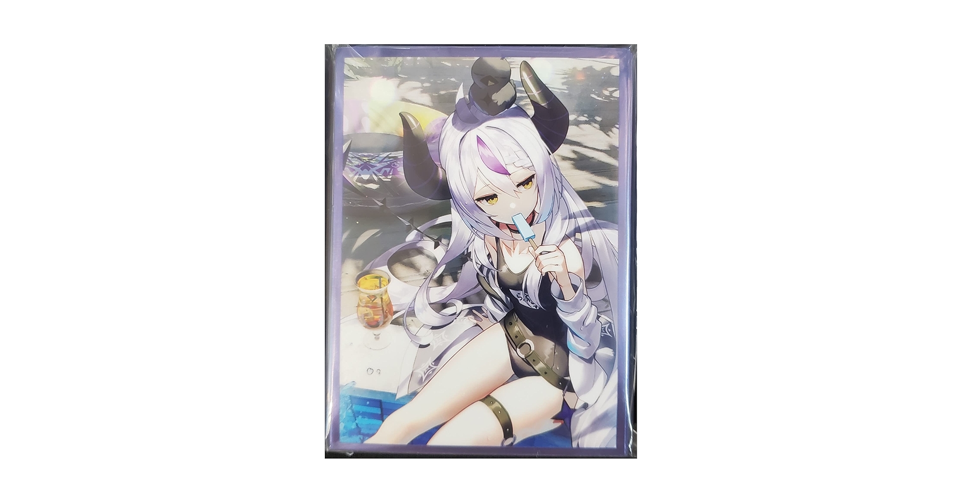 ホロライブ ラプラス・ダークネス スリーブ プレイマット 白詰草 Amazon.co.jp: 白詰草 スタンダードサイズ カードスリーブ
