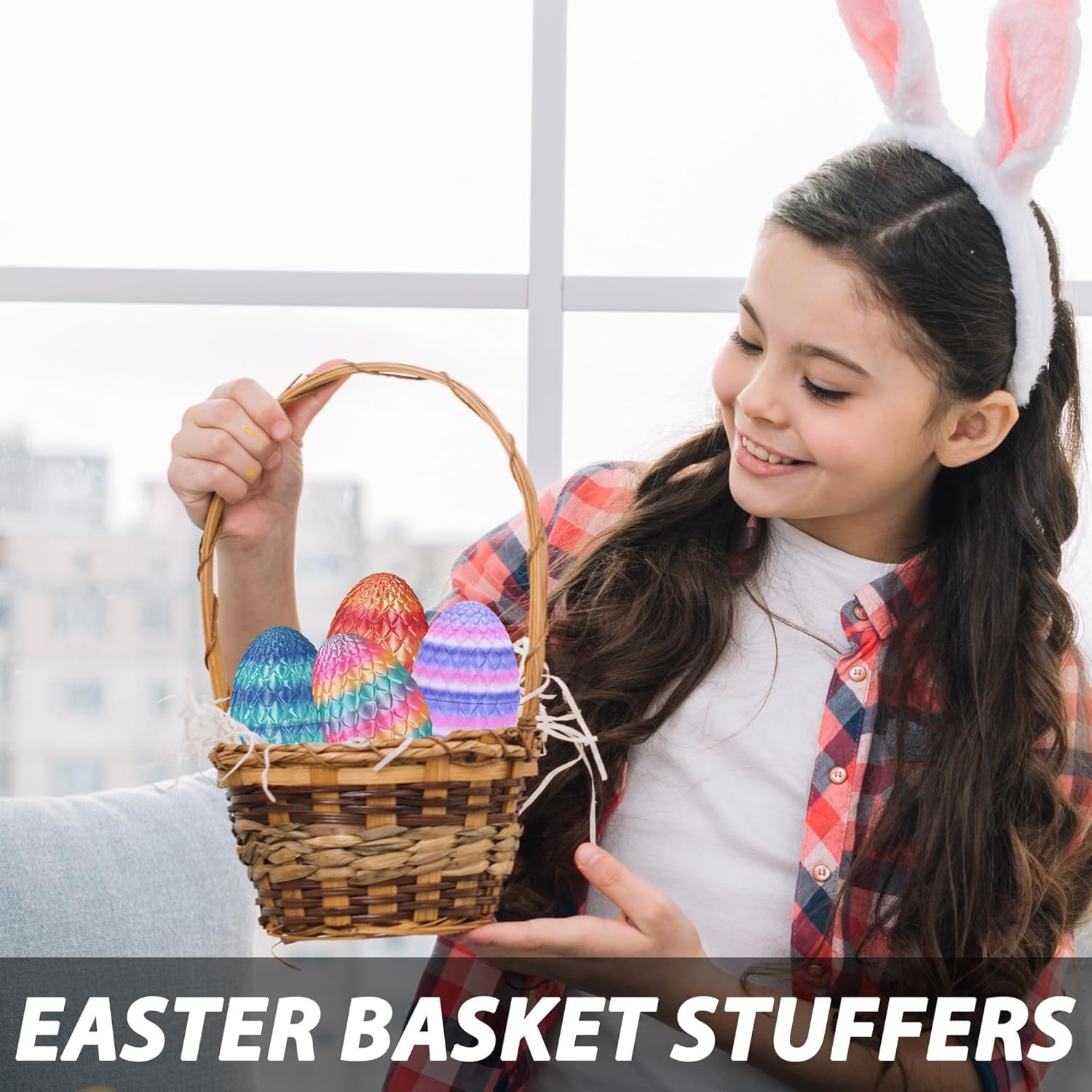 4PCS 3D Printed Dragon Eggs with Articulated Dragons,Mystery Toys Gifts for Kids Adults Easter Basket Stuffers Christmas Stocking Fillers Home Office Decor (Multicolor SetA-4pcs) - Image 3