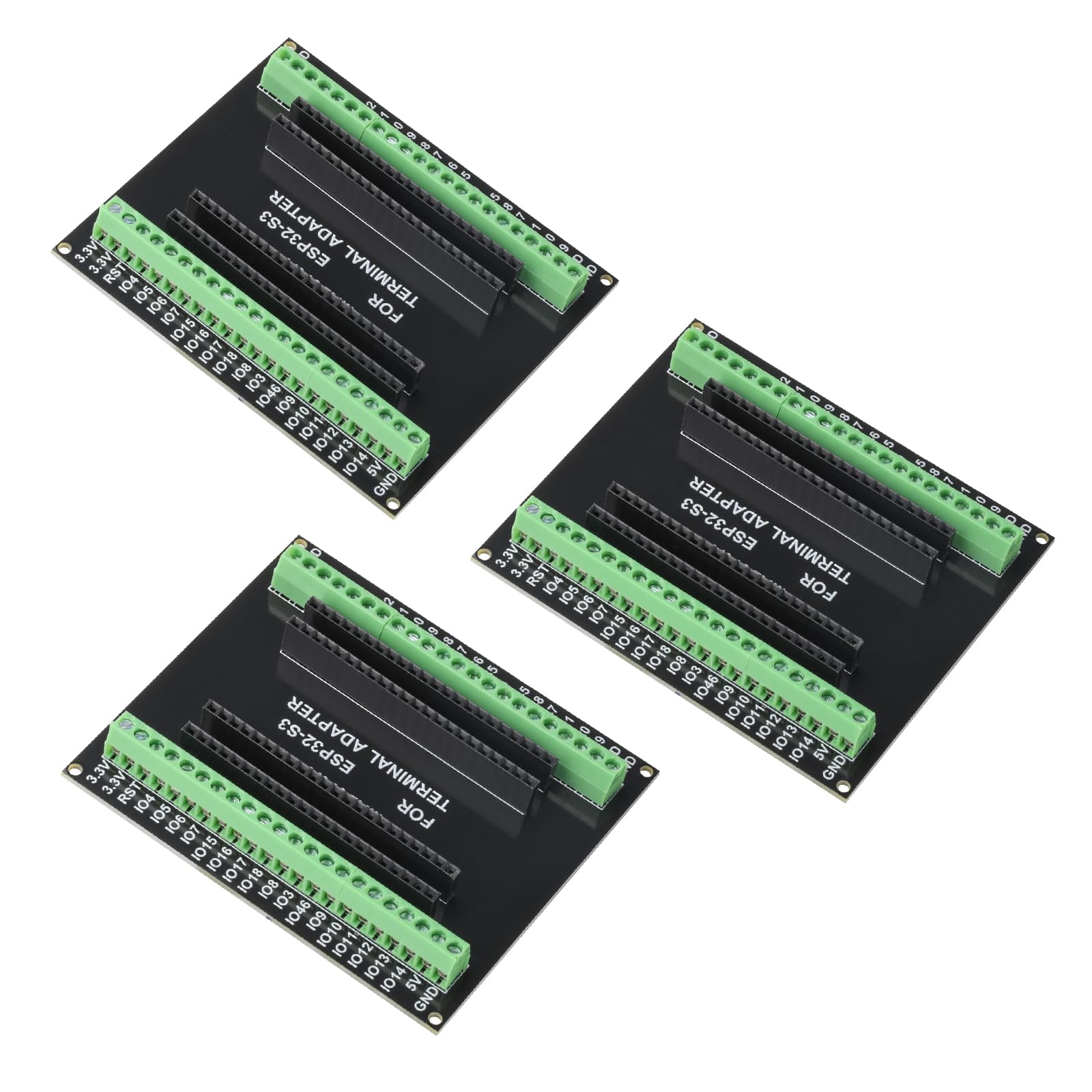 3 pezzi per scheda di sviluppo ESP32-S3 GPIO IoT scheda di espansione a 44 pin compatibile con N8R2/N16R8