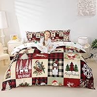 Vista 17 de Funda de edredón abstracta de color negro y morado, tamaño Queen, funda de edredón de geometría moderna con 2 fundas de almohada para adolescentes