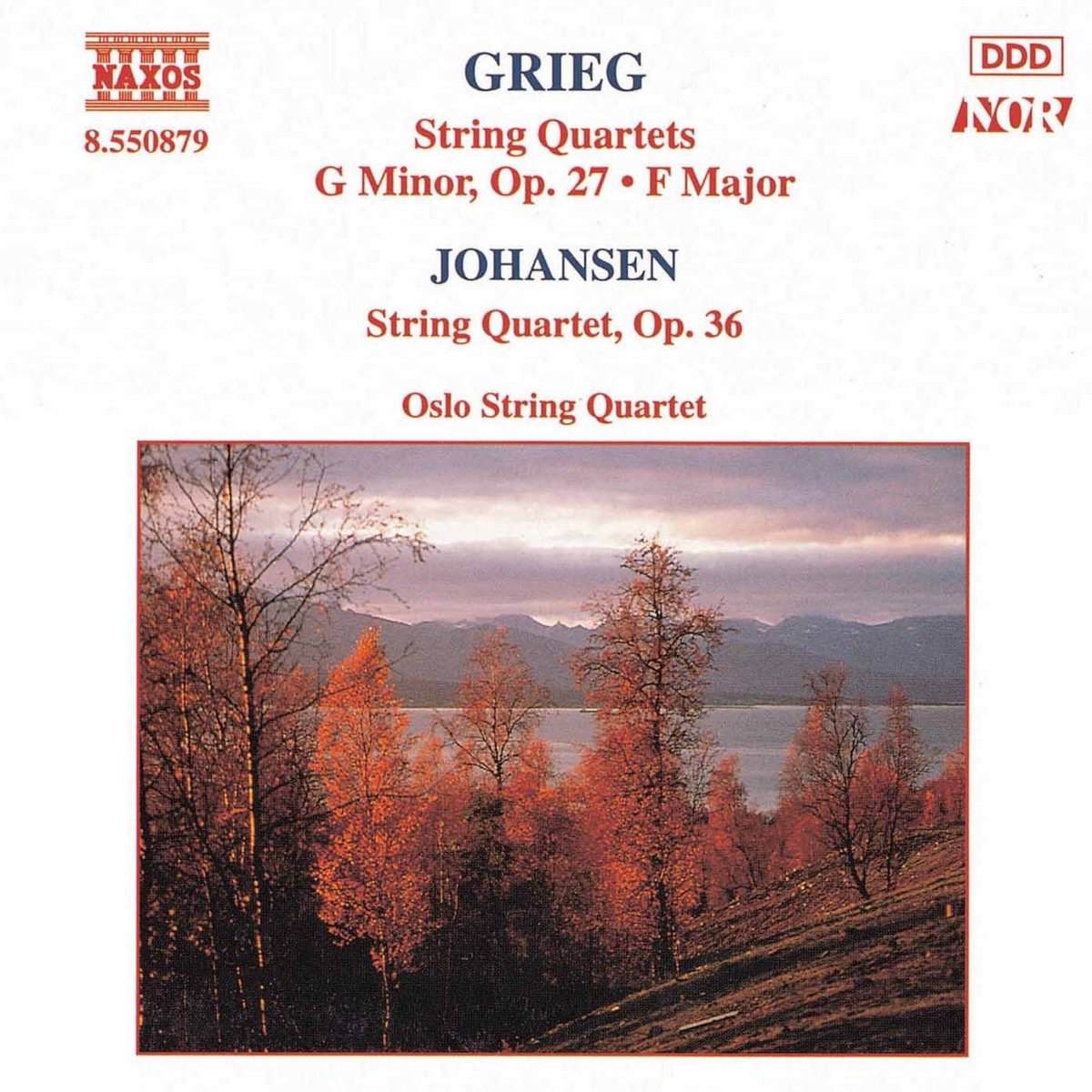 Grieg / Johansen: String Quartets