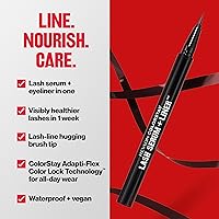 Vista 4 de REVLON ColorStay - Suero de pestañas + forro, delineador de ojos impermeable, relleno de calcetines para ella, pestañas de aspecto más saludable