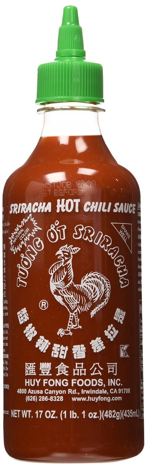 Huy Fong, Sriracha Hot Chili Sauce, 17 Ounce Bottle (Pack of 2) by Huy Fong