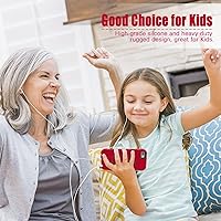 Vista 7 de Funda para iPod Touch 7 generación, iPod Touch 65 generación, resistente a los golpes, resistente a los golpes, para Apple iPod Touch 765