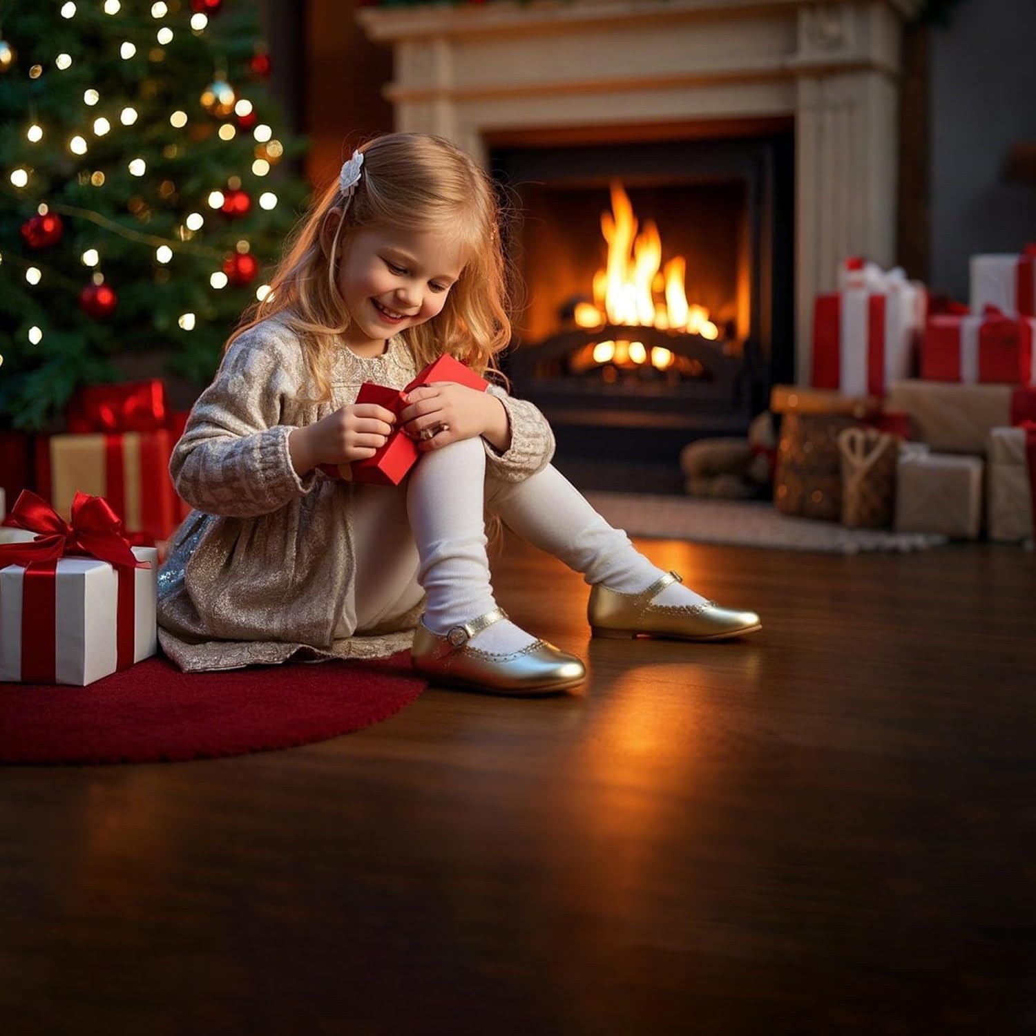 THEE BRON Toddler Mary Janes | Arch Support Leather Dress Shoes | Birthday Party Flats - Image 2