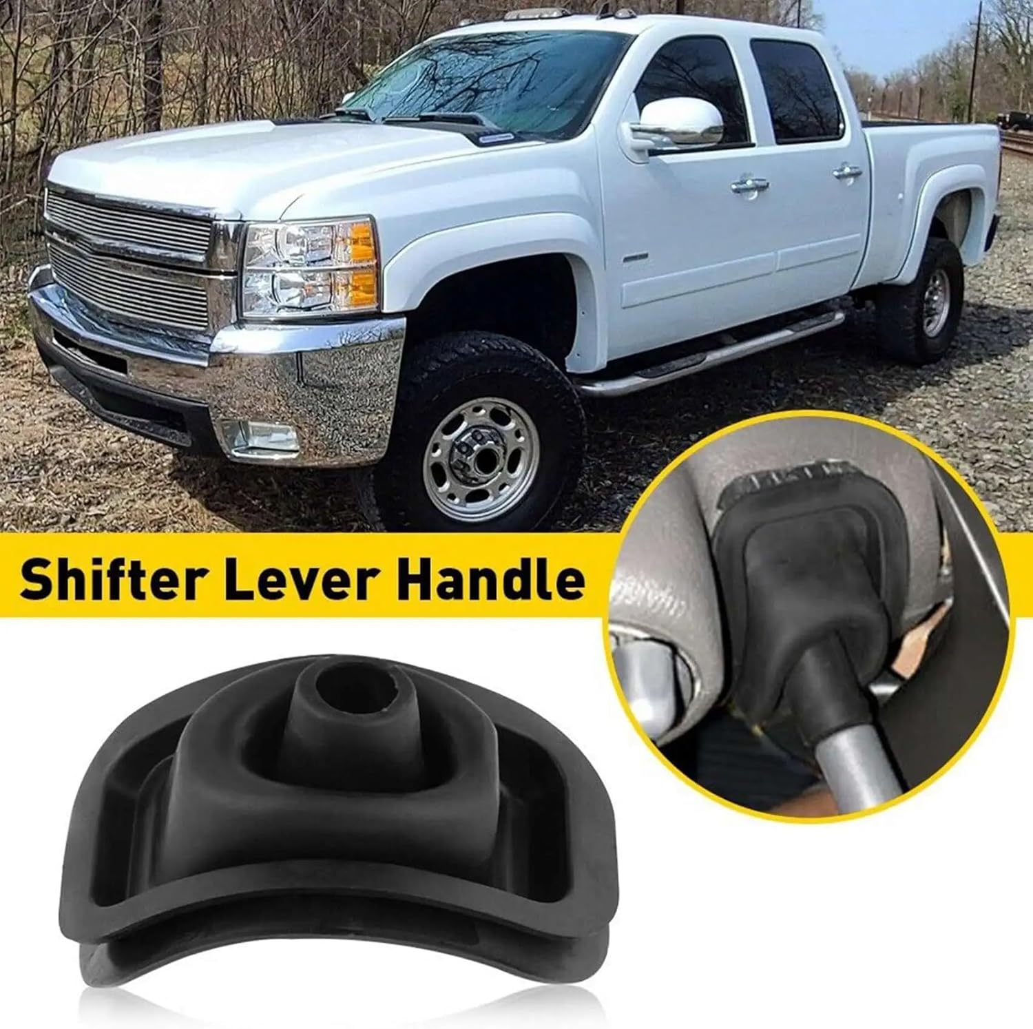 2609-3753 Shifter Lever Handle Boot Seal for Chevy for Silverado For Sierra 00-06 & More Automatic