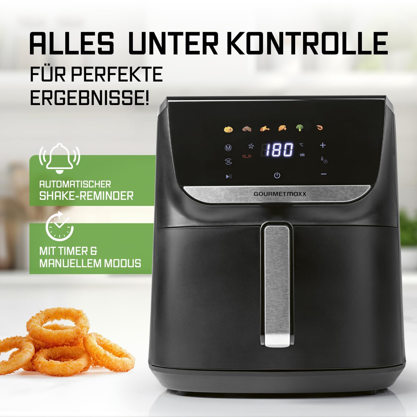 GOURMETmaxx AirGenius Heißluftfritteuse - 7 7,5 L – Bild 7