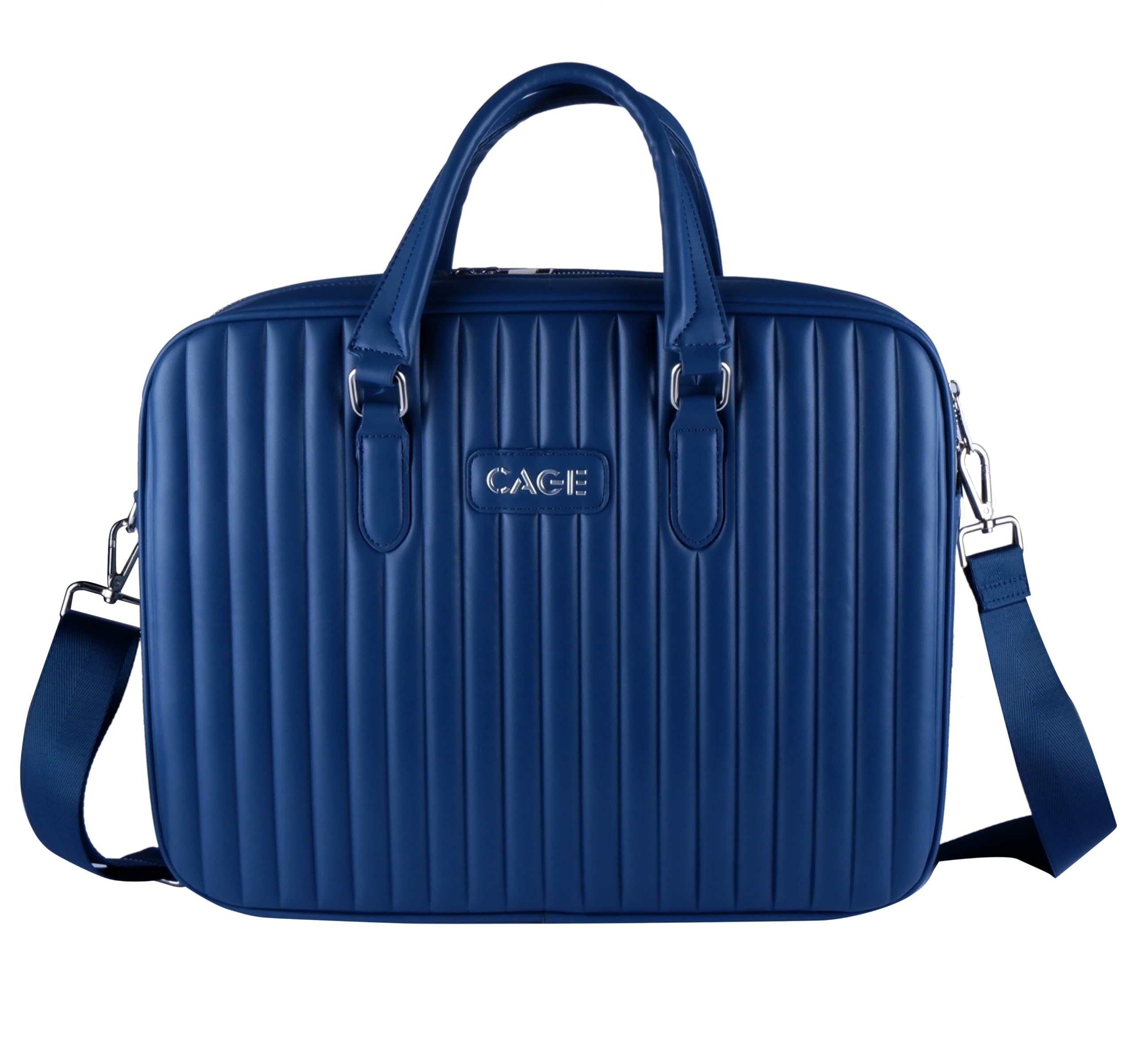 Vegan Leather Laptop Bag - Office Bag - Fits Up to 14/15.6/16 Inch Laptop/MacBook - Laptop Messenger Bags/Leather Bag for Men Women with Adjustable Shoulder Strap (CLASSIC, COBALT) (B0DHPJVMHQ) Amazon Price History, Amazon Price Tracker