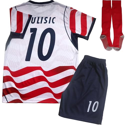 WOOLEY #10 USA Kids Football Soccer Jersey/Shorts/Socks
