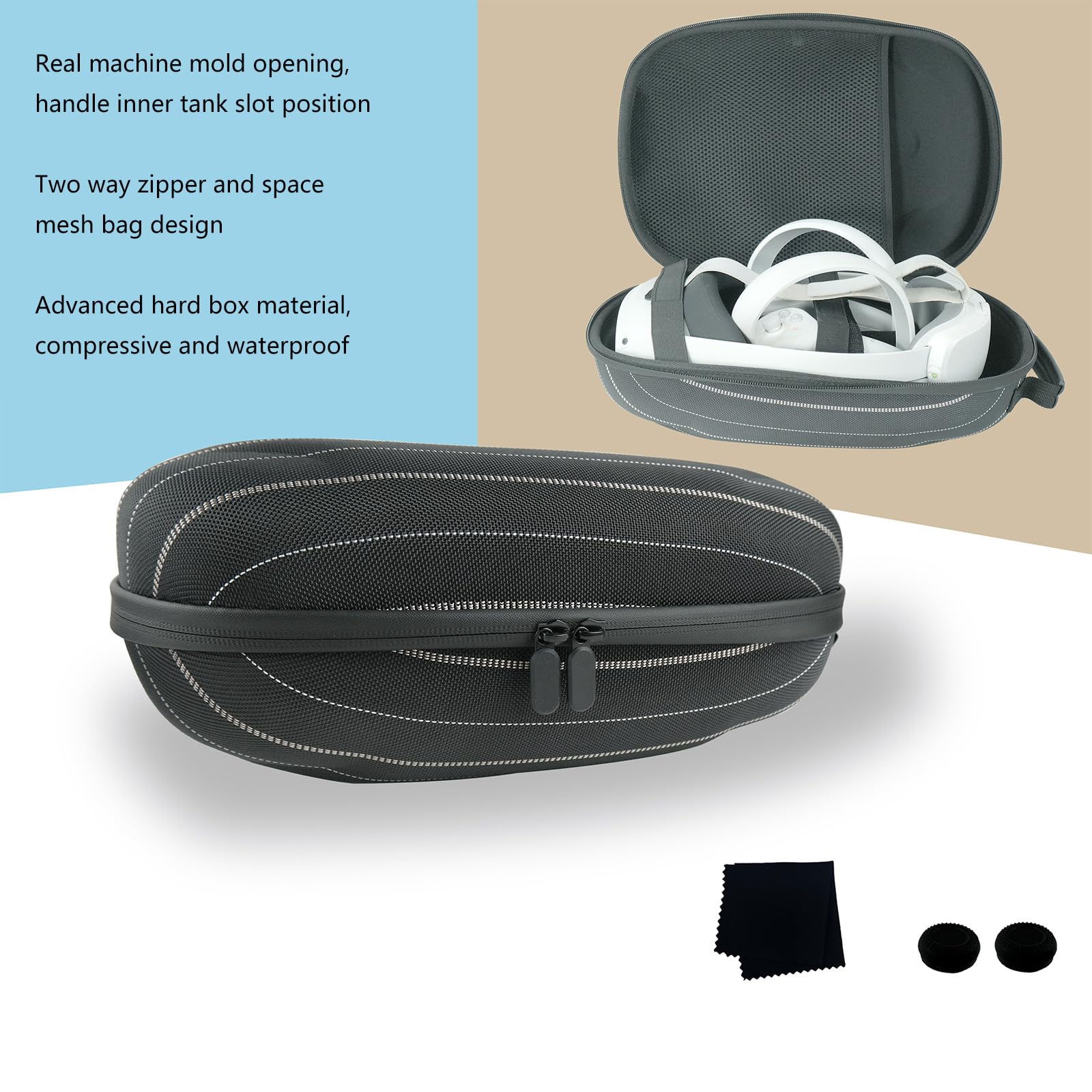 Custodia da viaggio per cuffie 4/4Pro, custodia rigida con spallacci