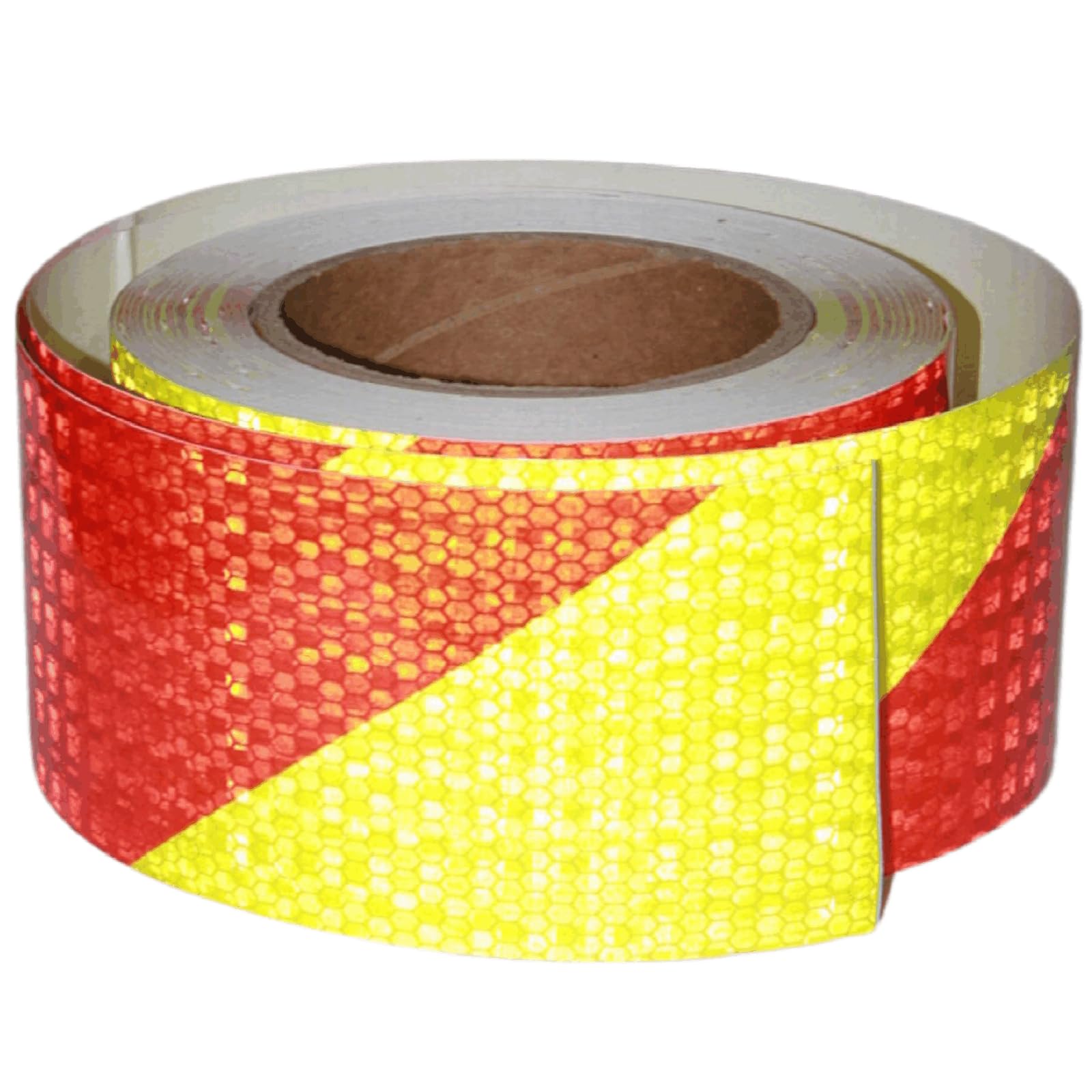 tuyrchu Reflective Tape Outdoor Waterproof 3 inch X 66 feet, High Visibility Hazard Conspicuity Warning Safety Industrial Marking Tape