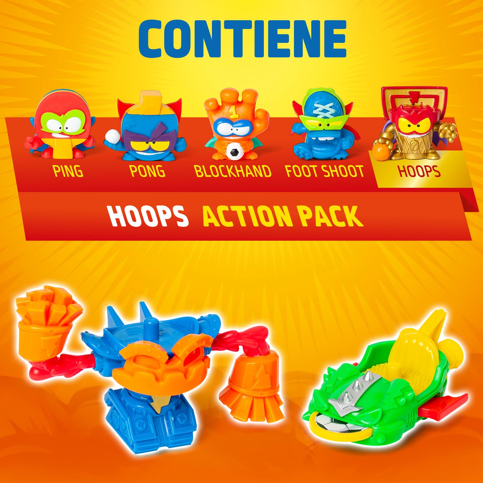 SUPERTHINGS KAZOOM Power Warriors – Action Pack. Contiene 5 Superthings (Incluye 1 capitán Dorado), 1 Robot, 1 Slider. Pack 2 de 4 — view 2