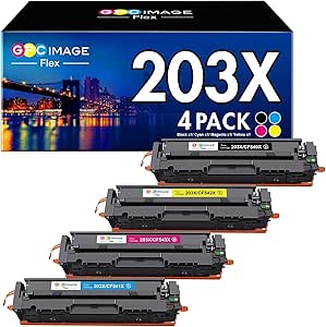 LOSMANN Toner compatibel met HP 203X CF540X 203A CF540A voor HP Color Laserjet Pro MFP M281fdw MFP M280nw MFP M281cdw MFP M281fdn, HP Color Laserjet Pro M254dw M254dn M254nw (zwart