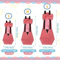 Vista 3 de 6 piezas de pañales para pollos para gallinas, gallos, patos reutilizables lavables con lazada para patitos, gallinas, gansos, aves ajustables