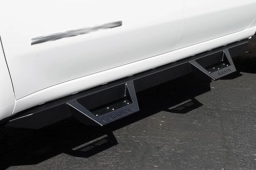 Miniatura 4 de Magnum RT Drop Steps - Estribos negros compatibles con Crew Cab 2019-2025 Silverado/Sierra 1500 y 2020-2025 2500/3500 HD