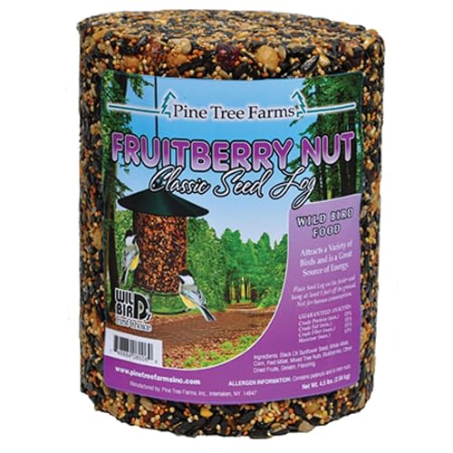Pine Tree 8006 Fruit Berry Nut Classic Seed Log, 68-Ounce