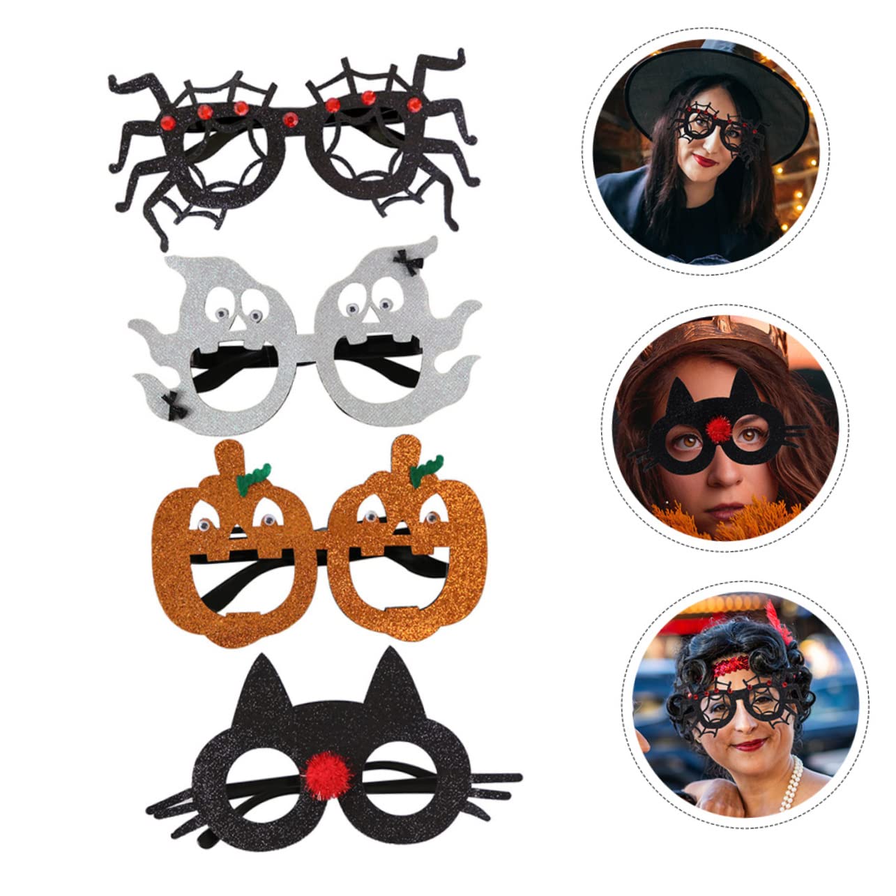 BESTYASH 20stücke Halloween Lustige Brillen Einzigartige Party-eyeglasses Für Kreative Fotos Und Lustige Festival-requisiten Für Halloween-feiern Und Kostüme