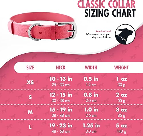 Miniatura 2 de Collar clásico para perro Tuff Pupper para toda la vida, resistente y duradero, más fuerte que la piel, impermeable y sin olor