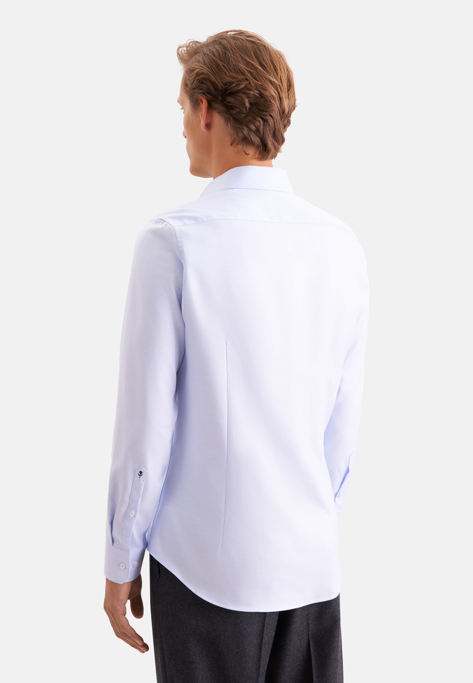 Seidensticker męska koszula biznesowa - X-Slim Fit - nie wymaga prasowania - kołnierz Kent - długi rękaw - 100% bawełna
