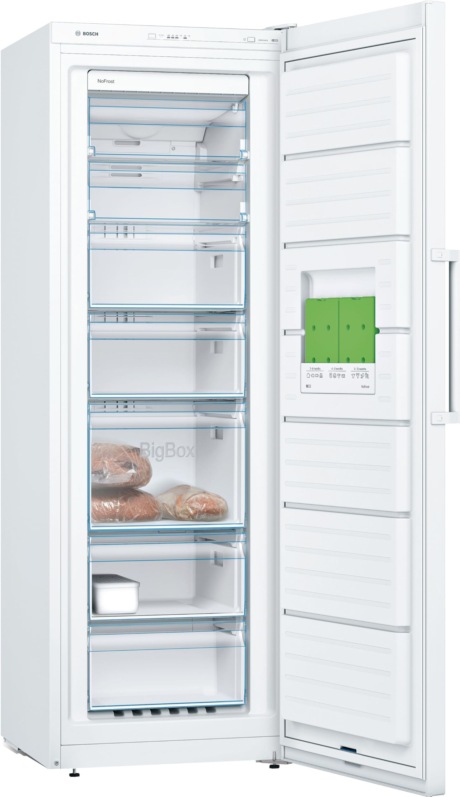 Bosch Série 4 GSN33FWEV Congélateur Armoire Pose Libre 176 x 60 cm 225 L Blanc